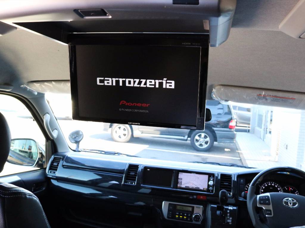 カロッツェリア製フリップダウンモニター！