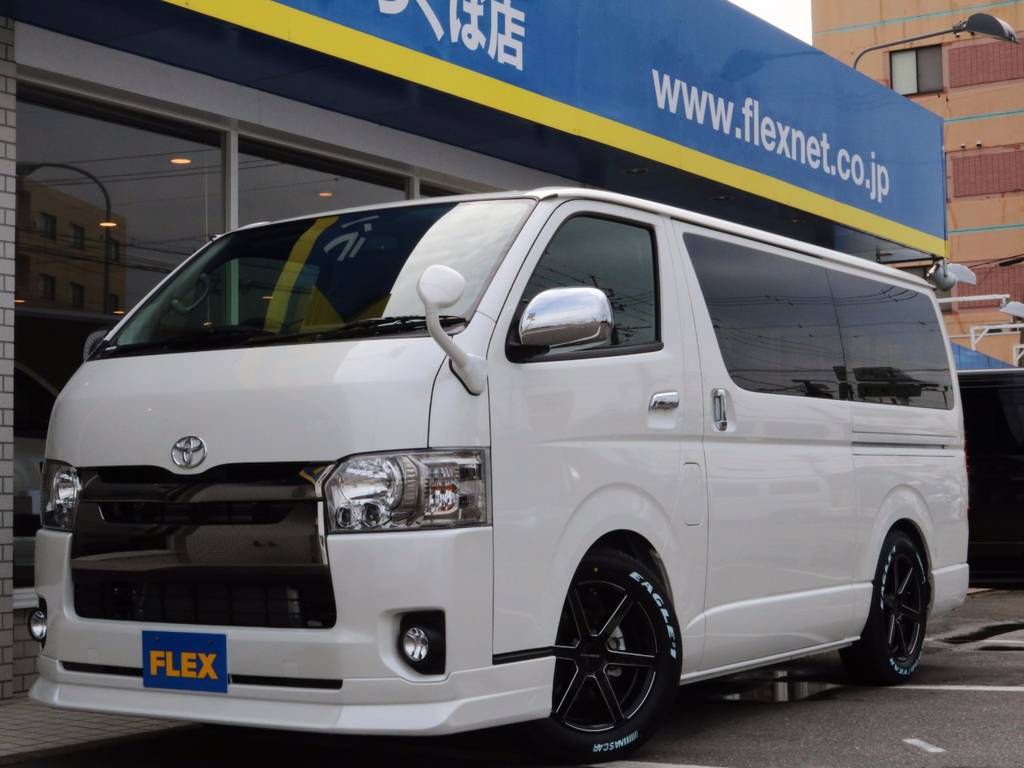 新車未登録ハイエースＶスーパーＧＬ５人乗り、２ＷＤディーゼルターボ！「特別仕様車ダークプライム」♪ベッドキット装着車両！