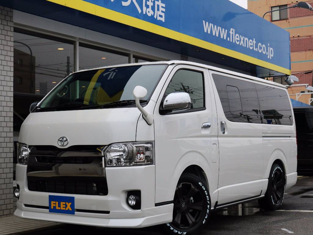新車未登録ハイエースＶスーパーＧＬ５人乗り、ディーゼルターボ４ＷＤ！特別仕様車ダークプライム♪