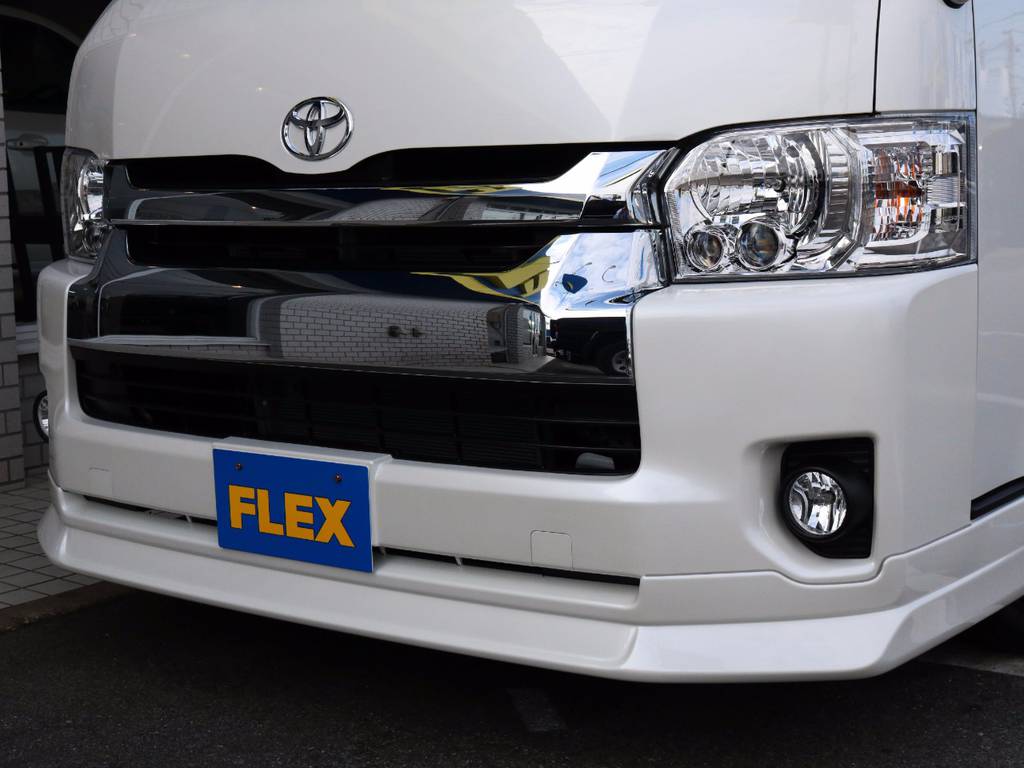 ＦＬＥＸデルフィーノライン、フロントリップスポイラー！
