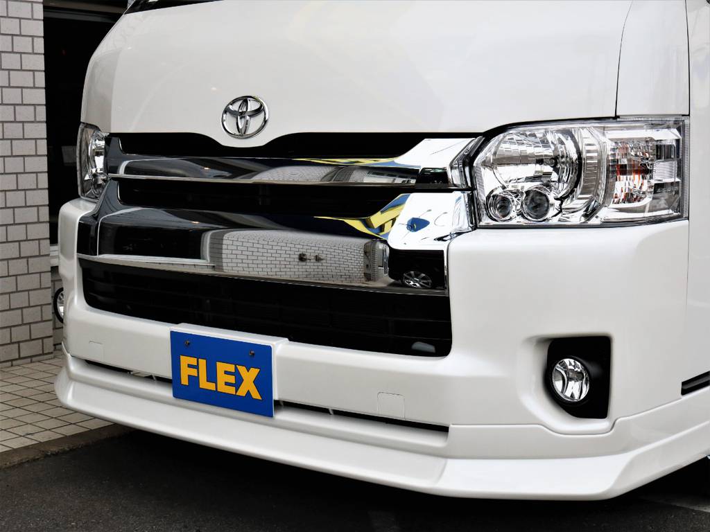 ＦＬＥＸオリジナルデルフィーノラインフロントスポイラー！