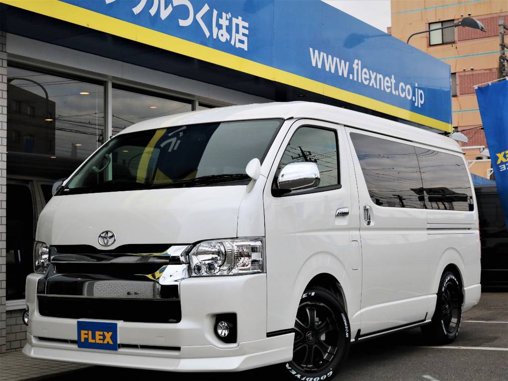 新車未登録ハイエースＷ「ＧＬ」１０人乗り４ＷＤガソリン車！ファミリーに大人気のお車です♪