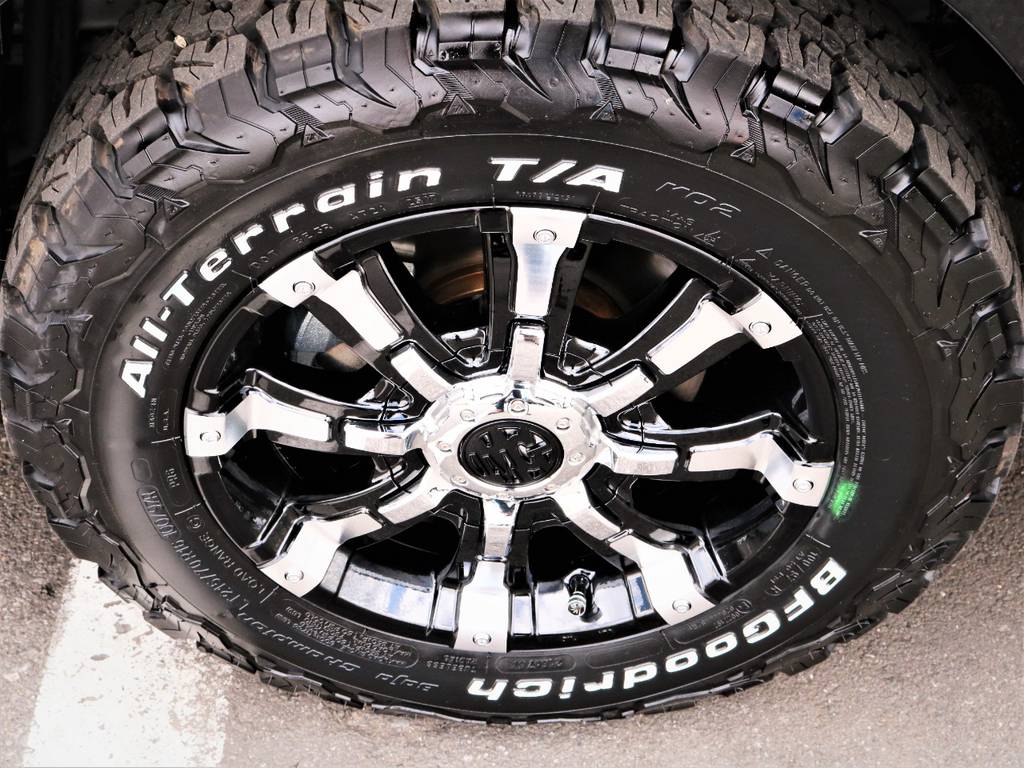 ビースト１６インチアルミホイール、グットリッチタイヤ！