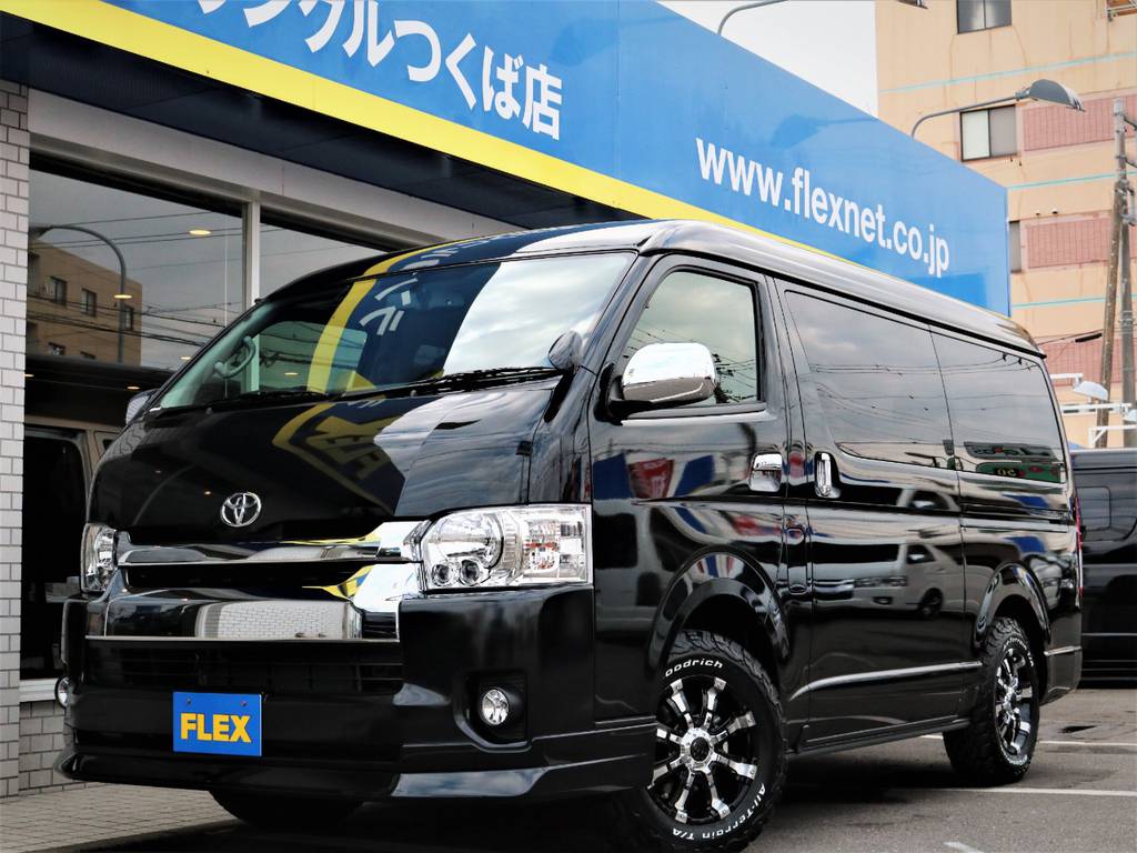 新車未登録ハイエースＷ「ＧＬ」１０人乗り４ＷＤガソリン車！フローリング施工車輌！