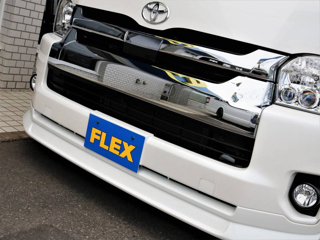 ＦＬＥＸオリジナルデルフィーノラインフロントスポイラー！！