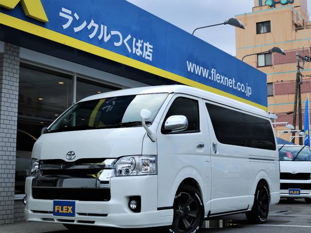 新車未登録ハイエースＷ「ＧＬ」１０人乗り４ＷＤガソリン車！人気のライトカスタム♪ファミリーやお仕事でも大活躍の一台です♪