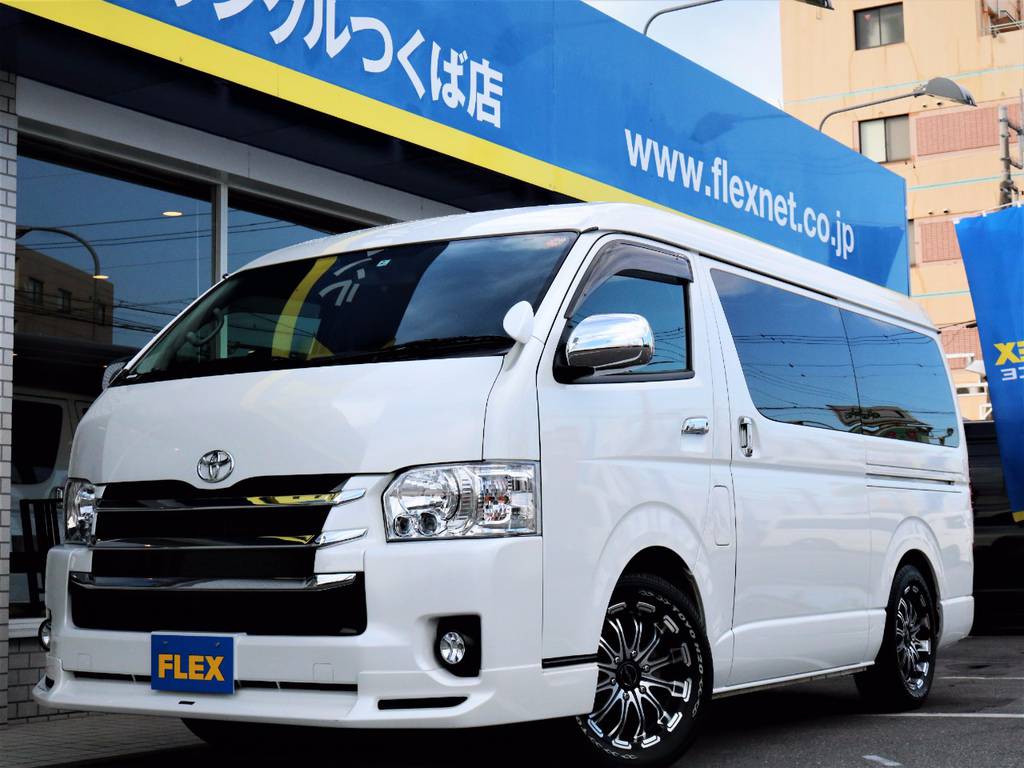 平成２６年ハイエースＷ「ＧＬ」１０人乗り４ＷＤガソリン車！４型モデル、ワンオーナー車♪