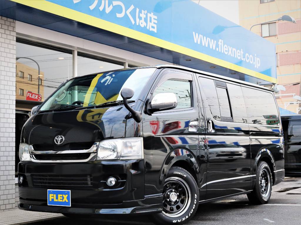 平成２１年ハイエースＶスーパーＧＬ５人乗り、２ＷＤガソリン車！人気のブラックカラーが入庫致しました♪