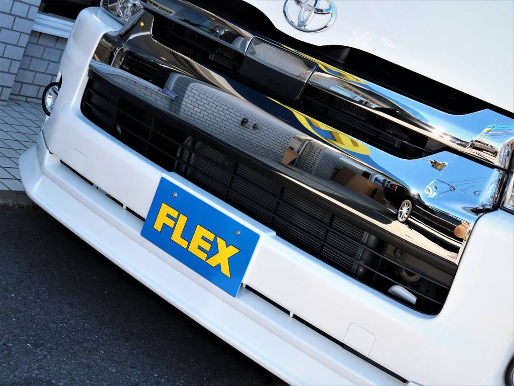 ＦＬＥＸオリジナルデルフィーノラインフロントスポイラー！