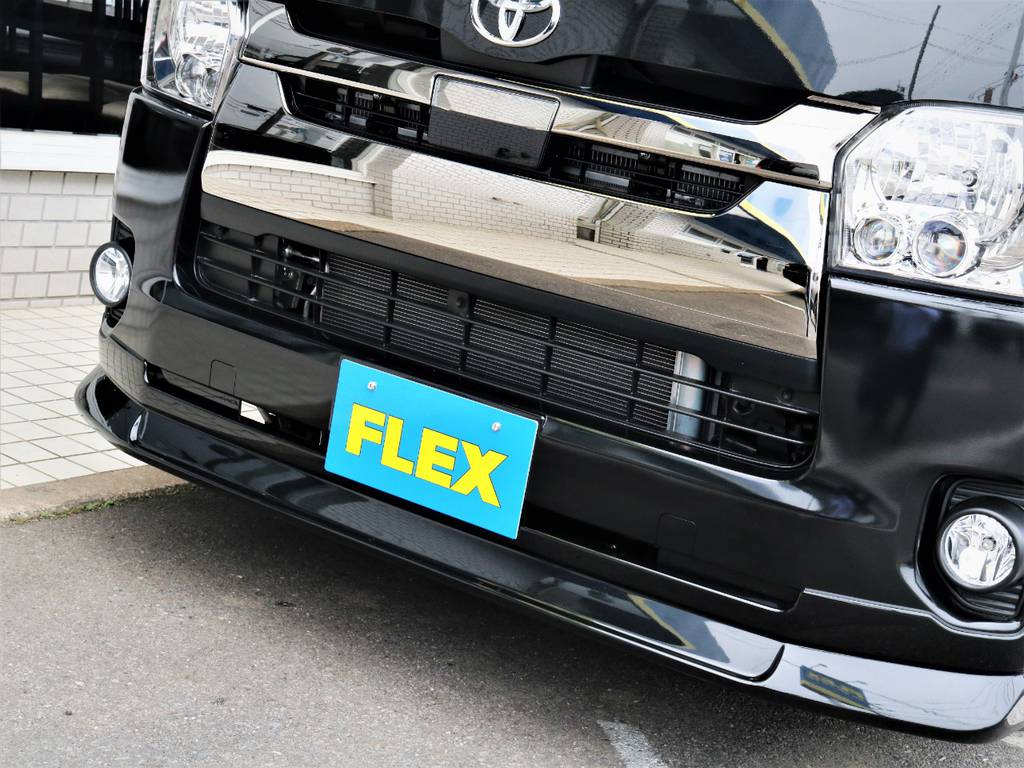 ＦＬＥＸオリジナルデルフィーノラインフロントスポイラー！