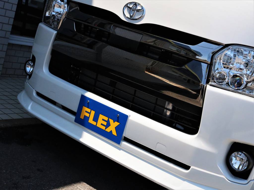 ＦＬＥＸオリジナルデルフィーノラインフロントスポイラー！トヨタセーフティセンス付き♪