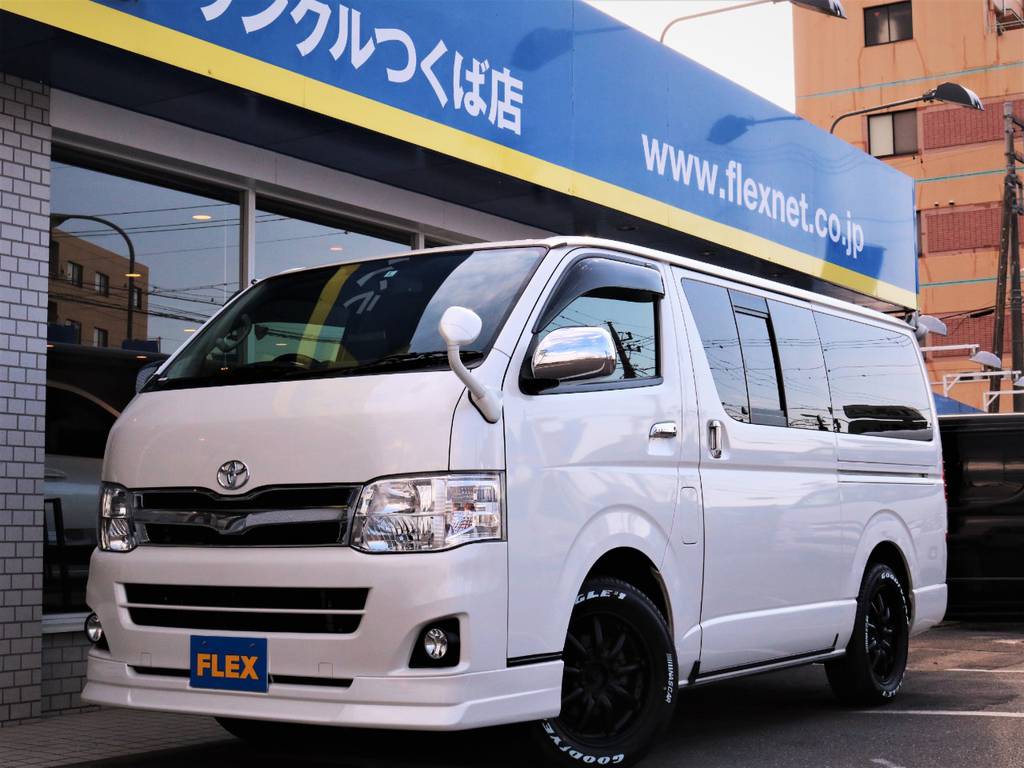 平成２５年ハイエースＶスーパーＧＬ５人乗り、ディーゼル４ＷＤ！綺麗なワンオーナー車、買取直販！