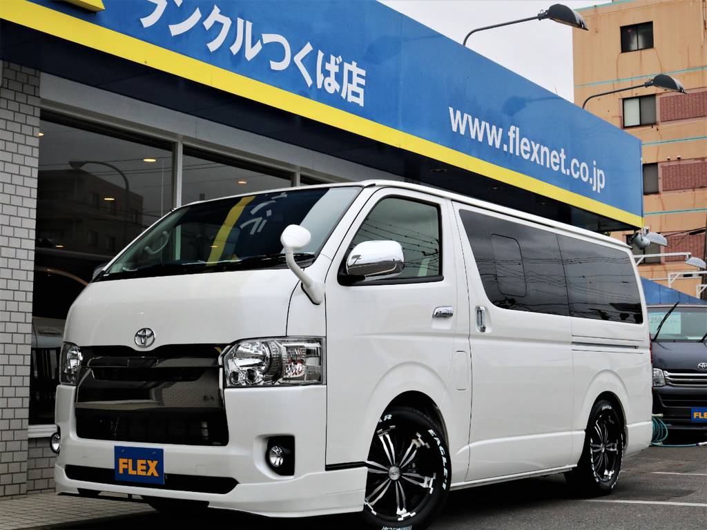 新車未登録ハイエースＶスーパーＧＬ５人乗り２ＷＤ！特別仕様車ダークプライム！クラフトプラスコンプリートカー♪
