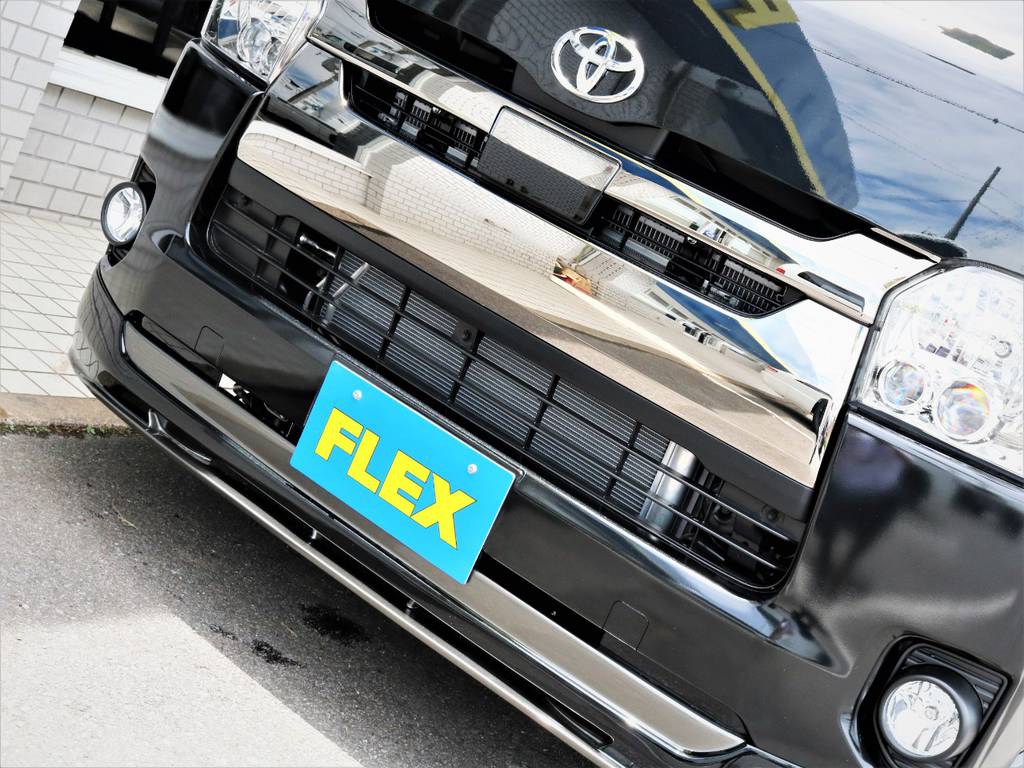 トヨタセーフティー付き！ＦＬＥＸオリジナルフロントスポイラー！