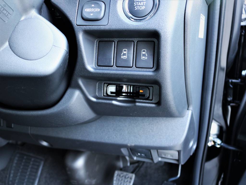 メーカーオプション「プッシュスタート、両側パワースライドドア」！高速走行に便利なビルトインＥＴＣ！