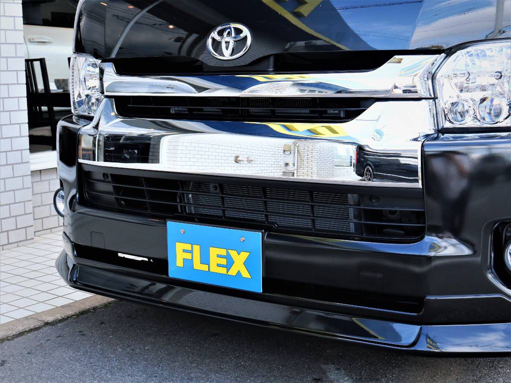 ＦＬＥＸオリジナルデルフィーノラインフロントスポイラー！