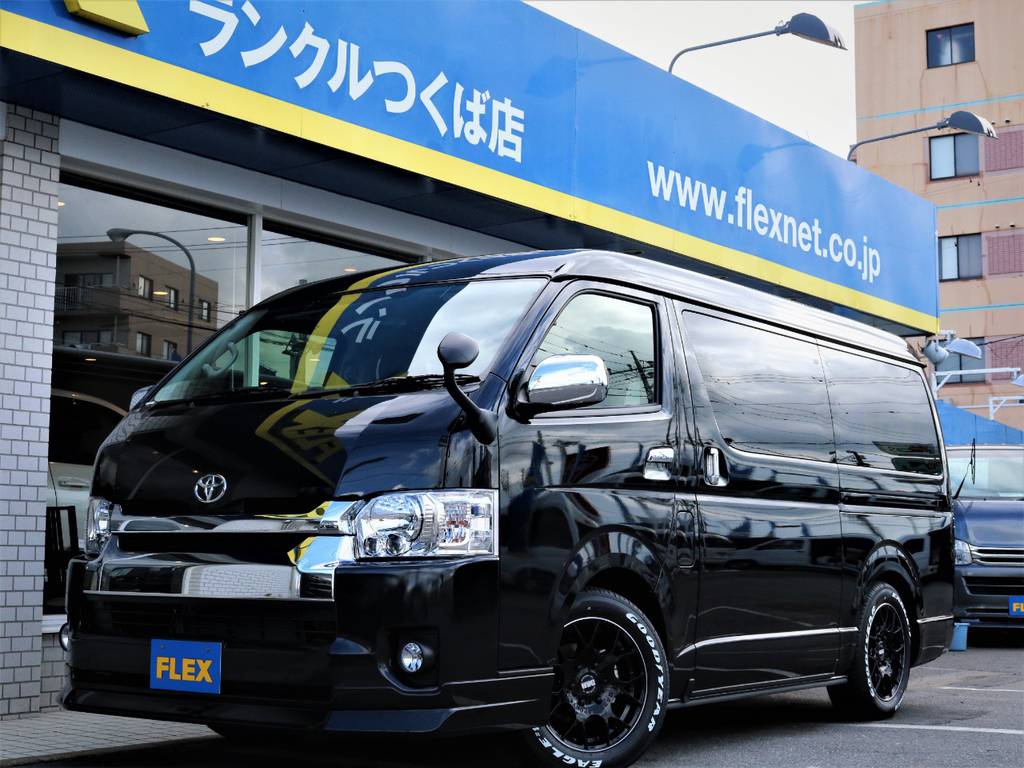 新車未登録ハイエースＷ「ＧＬ」１０人乗り４ＷＤガソリン車！特別内装架装ファインテックツアラー！両側パワースライドドアやキャプテンシート等魅力的な装備が満載！