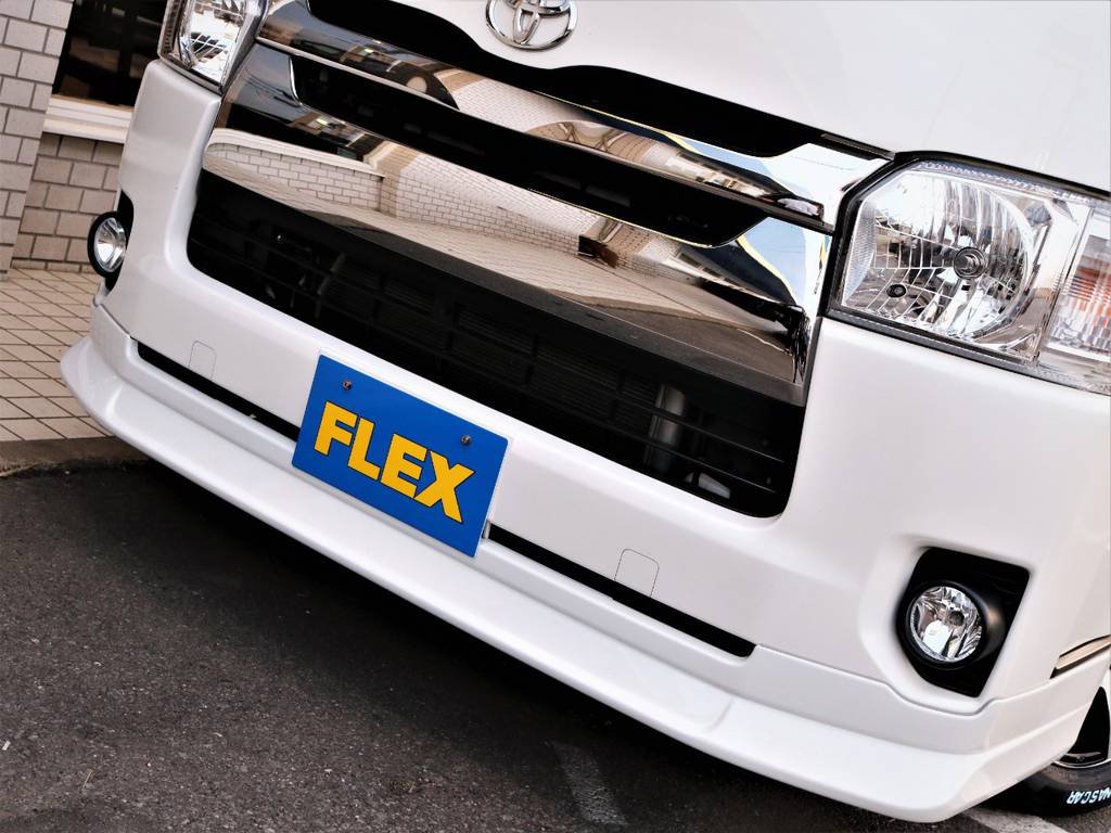 ＦＬＥＸオリジナルデルフィーノラインフロントスポイラー！
