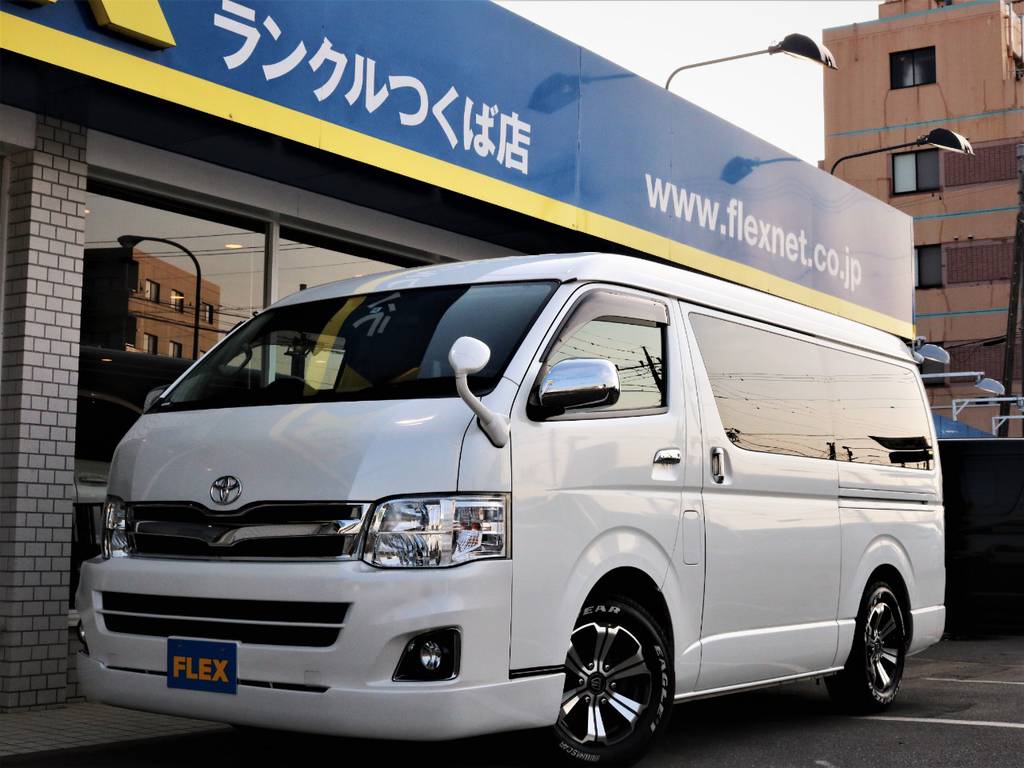 平成２４年ハイエースＷ「ＧＬ」１０人乗り４ＷＤガソリン車！買取直販の数少ない一台♪