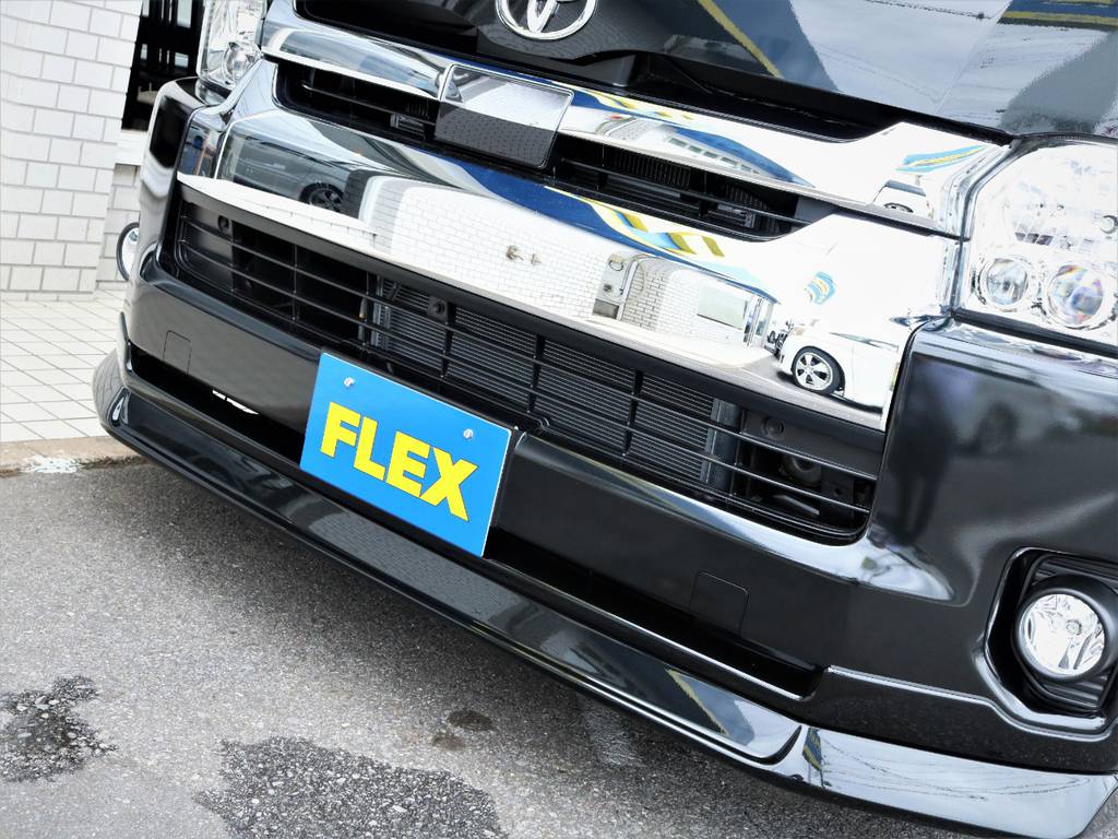 ＦＬＥＸデルフィーノラインフロントスポイラー、トヨタセーフティーセンス付き！