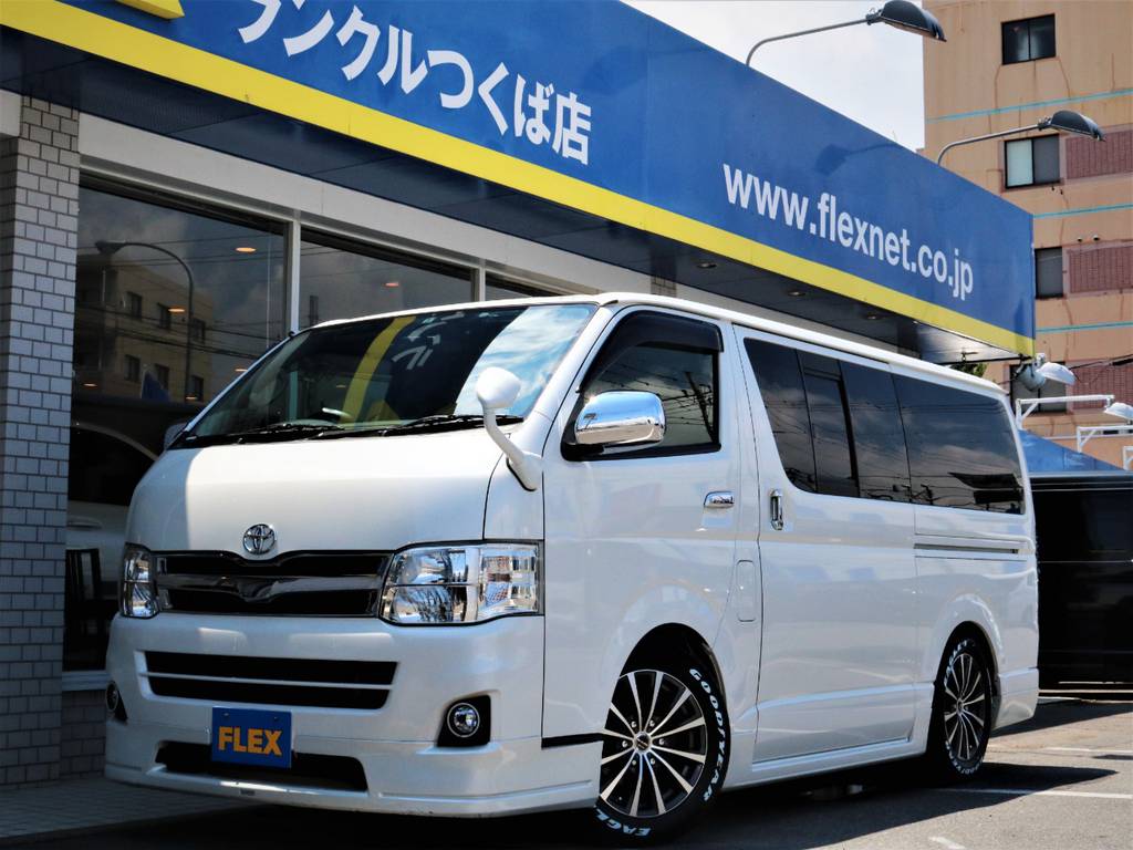 平成２４年ハイエースＶスーパーＧＬ５人乗り２ＷＤガソリン車！人気のパールホワイト、ワンオーナー車が入庫致しました♪