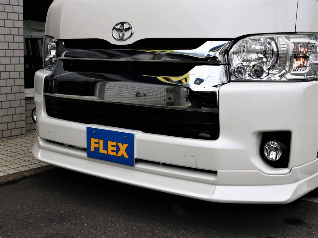 ＦＬＥＸオリジナルデルフィーノラインフロントスポイラー！