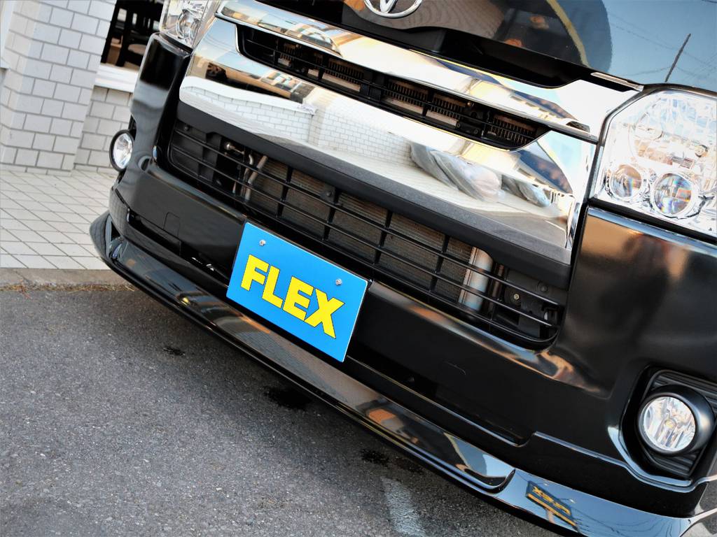 ＦＬＥＸオリジナルデルフィーノラインフロントスポイラー！