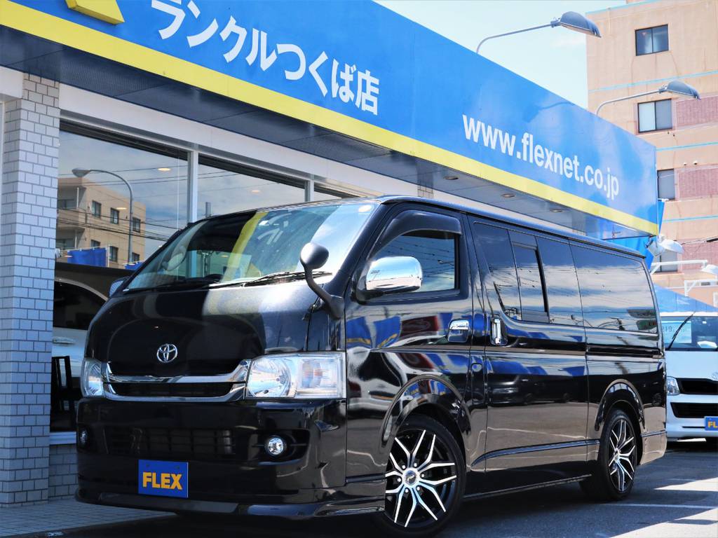 平成２２年ハイエースＶスーパーＧＬ、乗用登録８人乗り５ナンバー登録車輌！２ＷＤガソリン「ワゴンキット２」入庫！