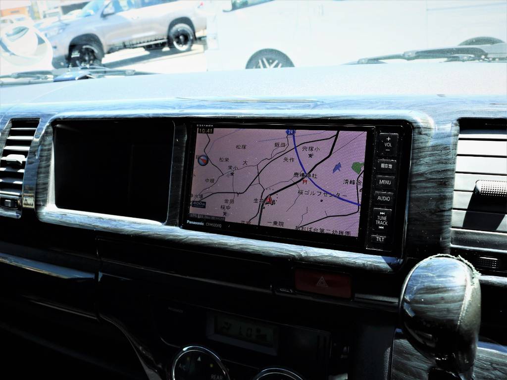 パナソニック製ＳＤナビ、フルセグＴＶ、ＤＶＤ再生可能です！