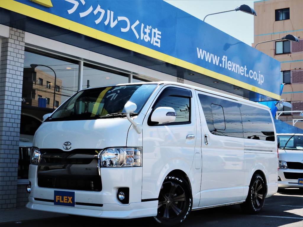 平成２７年ハイエースＶスーパーＧＬ５人乗り、２ＷＤディーゼル車！特別仕様車ダークプライム！ライトカスタム車完成♪