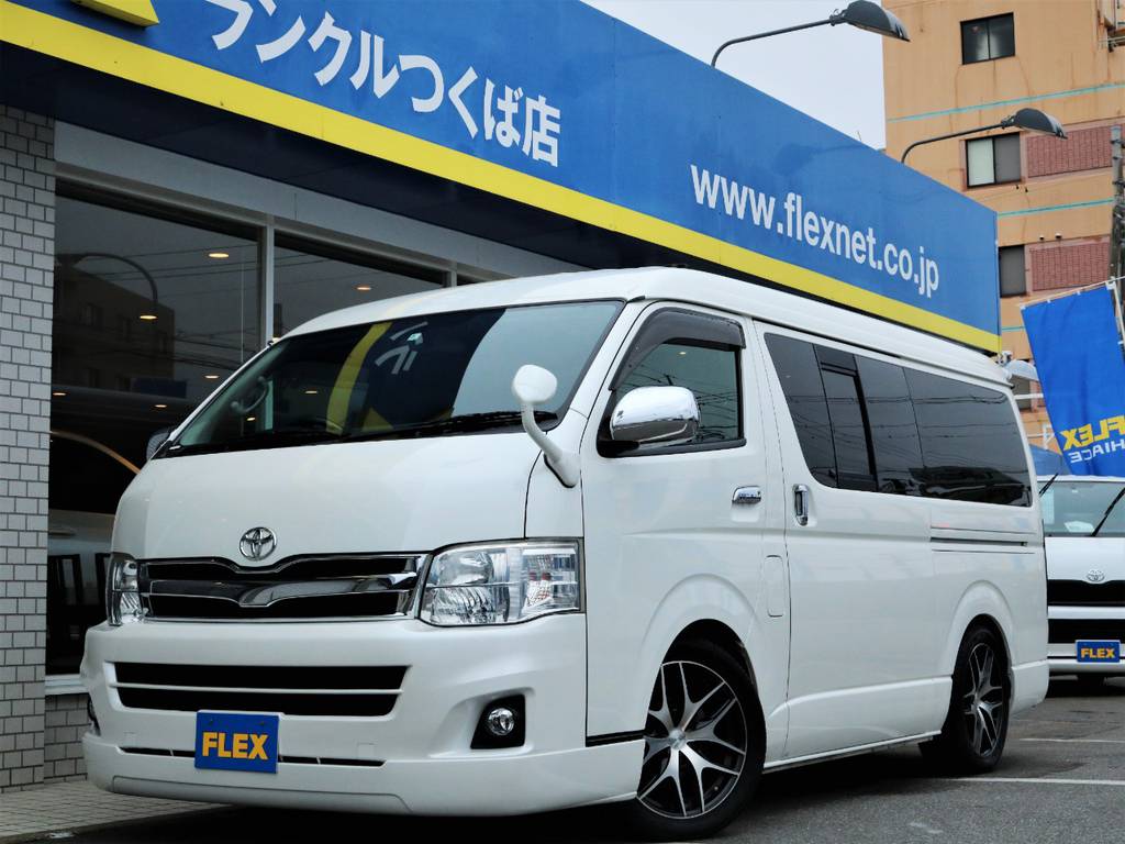 平成２４年ハイエースＷ「ＧＬ」１０人乗り２ＷＤガソリン車！キャンピング仕様の一台が入庫致しました♪