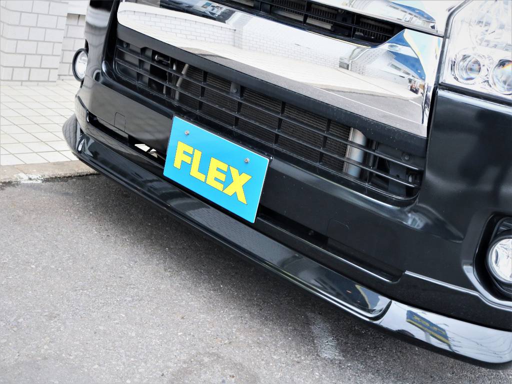ＦＬＥＸオリジナルデルフィーノラインフロントスポイラー！