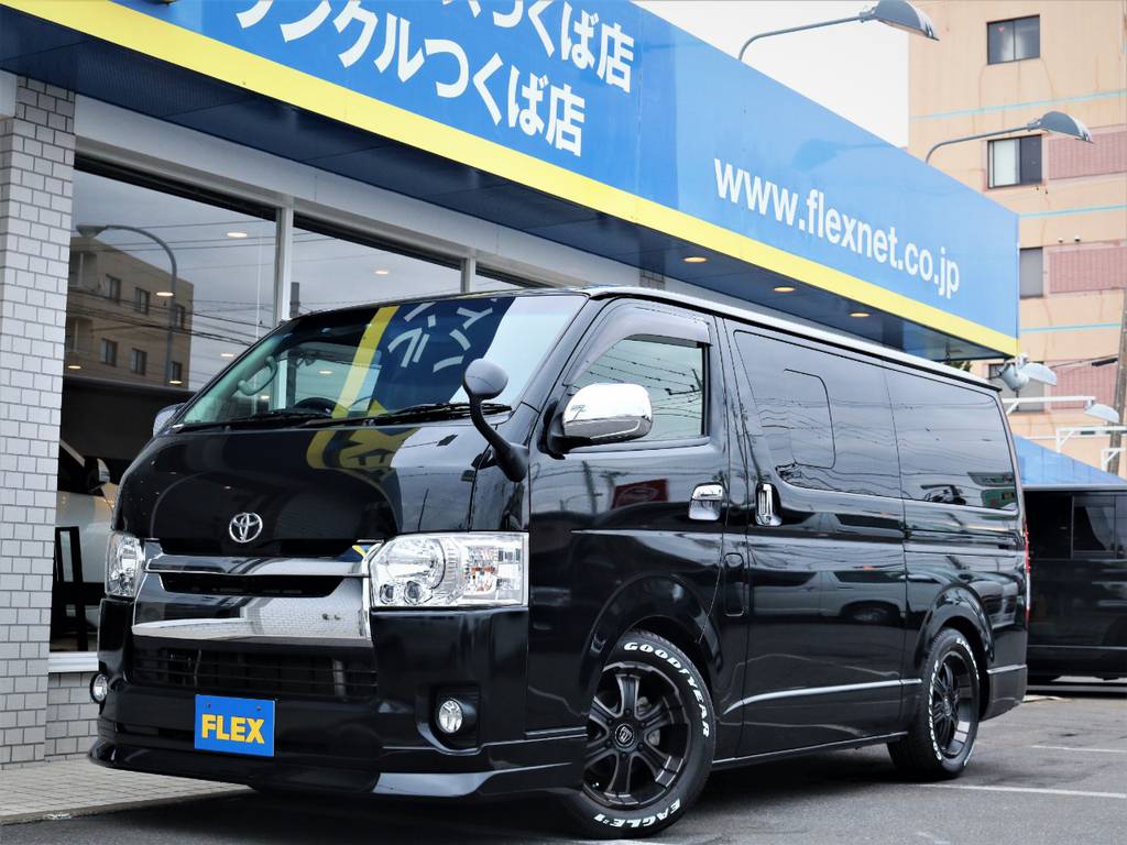 平成２７年ハイエースＶスーパーＧＬ５人乗り２ＷＤディーゼル車！人気のベッドキットパッケージ！