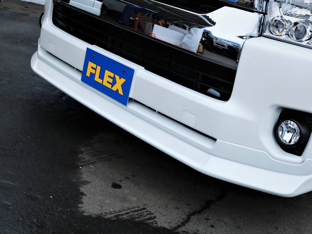 ＦＬＥＸオリジナルデルフィーノラインフロントスポイラー！