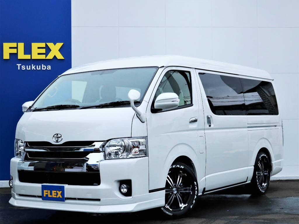 新車未登録ハイエースＷ「ＧＬ」１０人乗り４ＷＤガソリン車！希少なファインテックツアラーが完成致しました♪