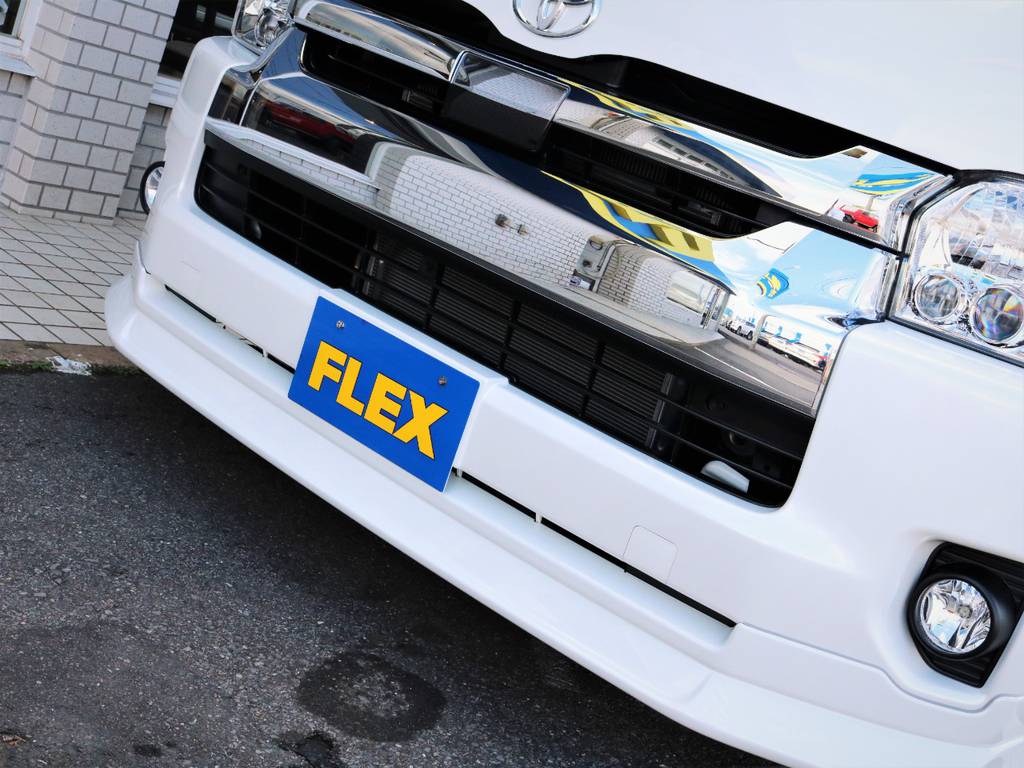 ＦＬＥＸオリジナルデルフィーノラインフロントスポイラー！