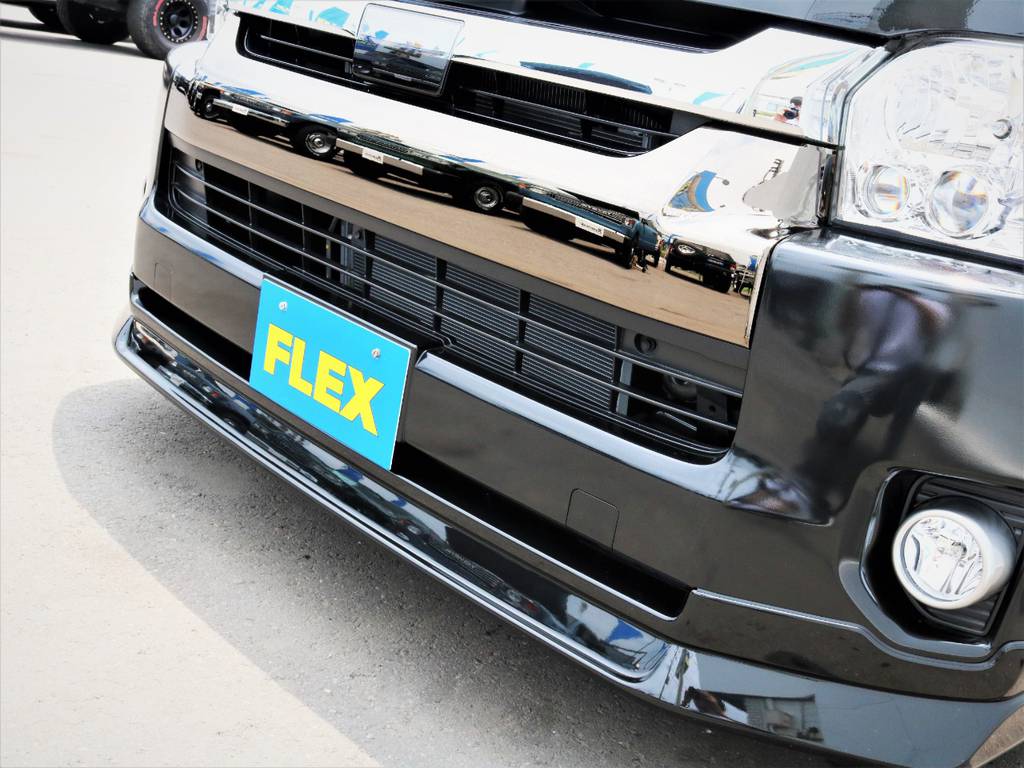 ＦＬＥＸオリジナルデルフィーノラインフロントスポイラー！