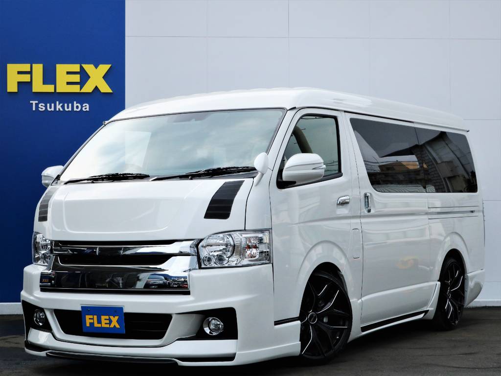新車未登録ハイエースＷ「ＧＬ」１０人乗り２ＷＤガソリン車！見た目にこだわった一台が完成致しました♪