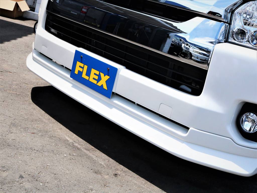 ＦＬＥＸオリジナルデルフィーノラインフロントスポイラー！