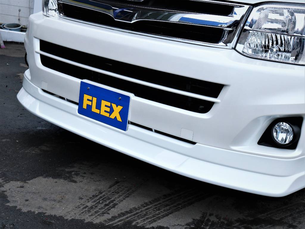 ＦＬＥＸオリジナルデルフィーノラインフロントスポイラー！