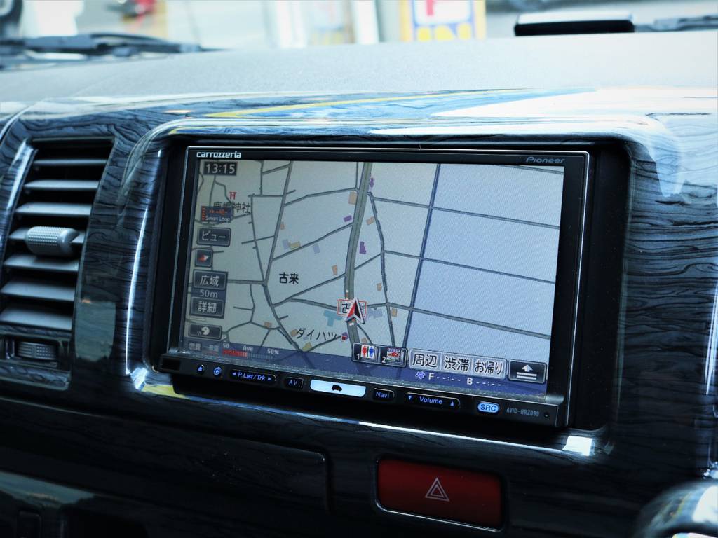 カロッツェリア製ＨＤＤナビ、フルセグＴＶ、ＤＶＤ再生可能！