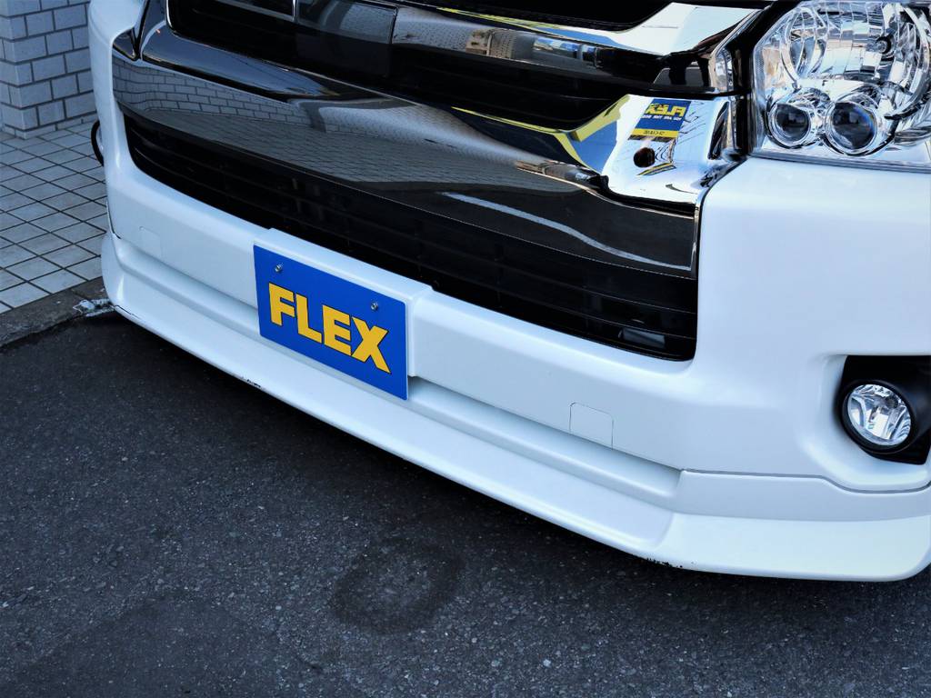 ＦＬＥＸオリジナルデルフィーノラインフロントスポイラー！