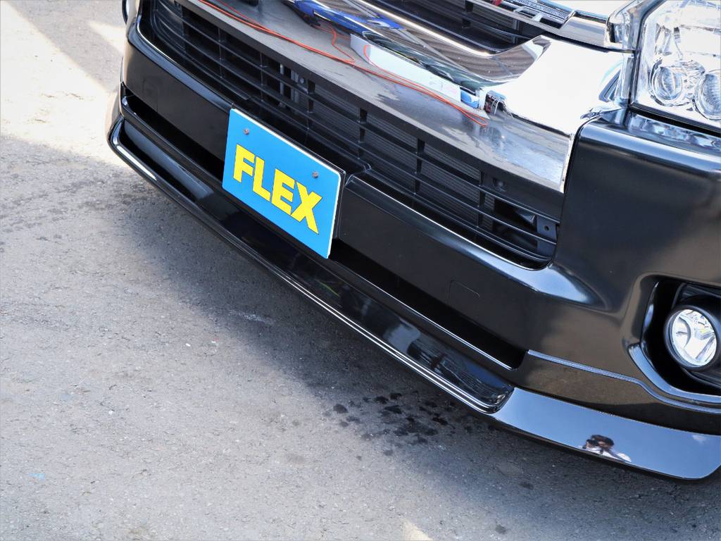 ＦＬＥＸオリジナルデルフィーノラインフロントスポイラー！