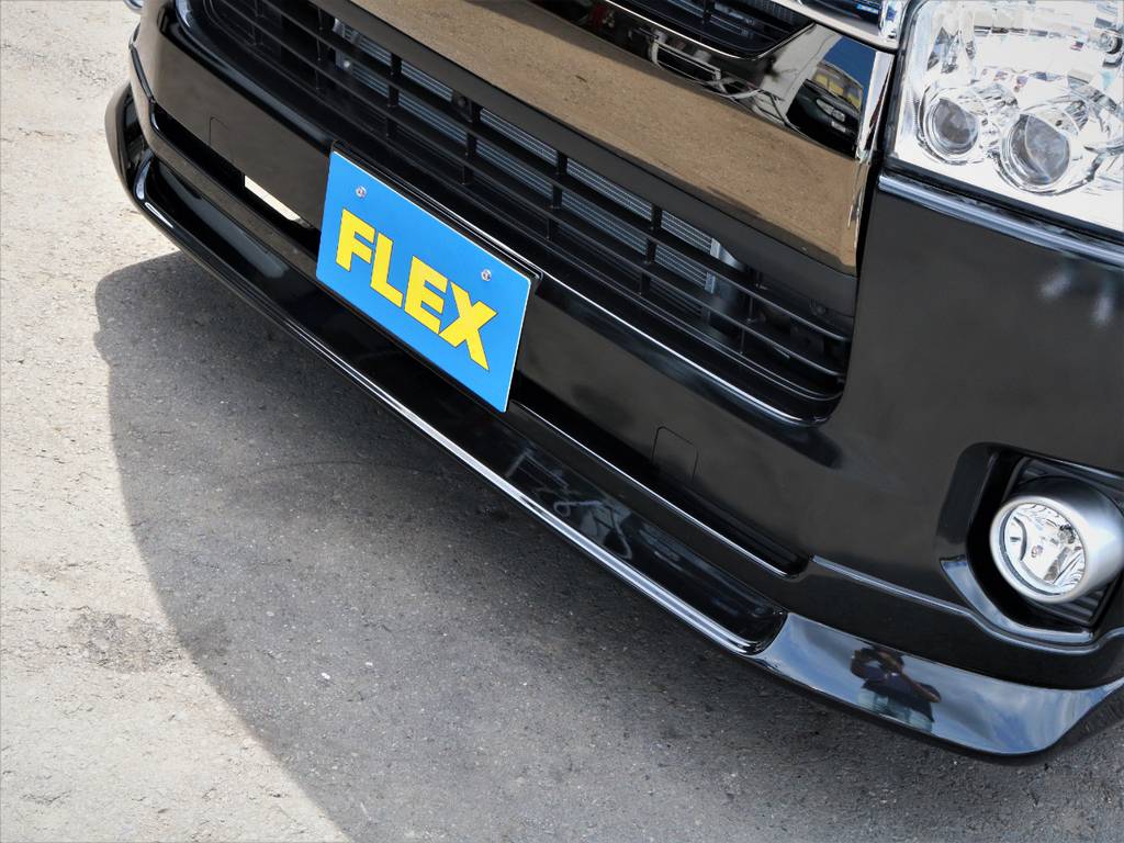 ＦＬＥＸデルフィーノラインフロントスポイラー！