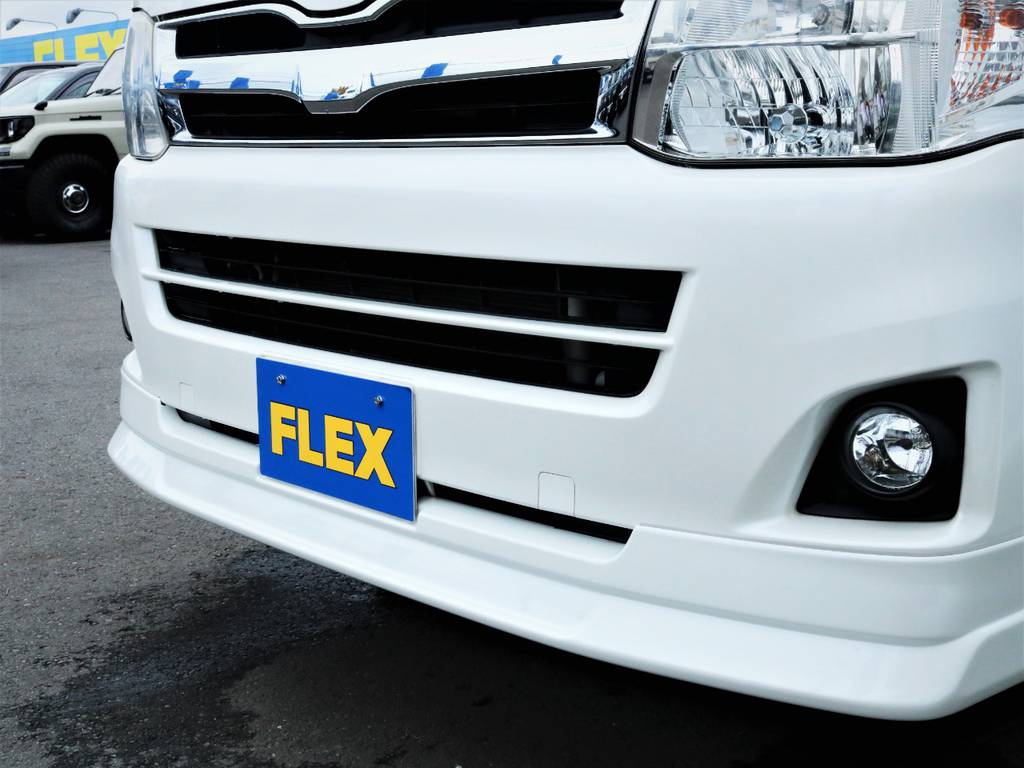 ＦＬＥＸオリジナルデルフィーノラインフロントスポイラー！