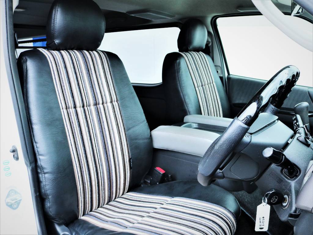 運転席シート、オリジナルシートカバー！