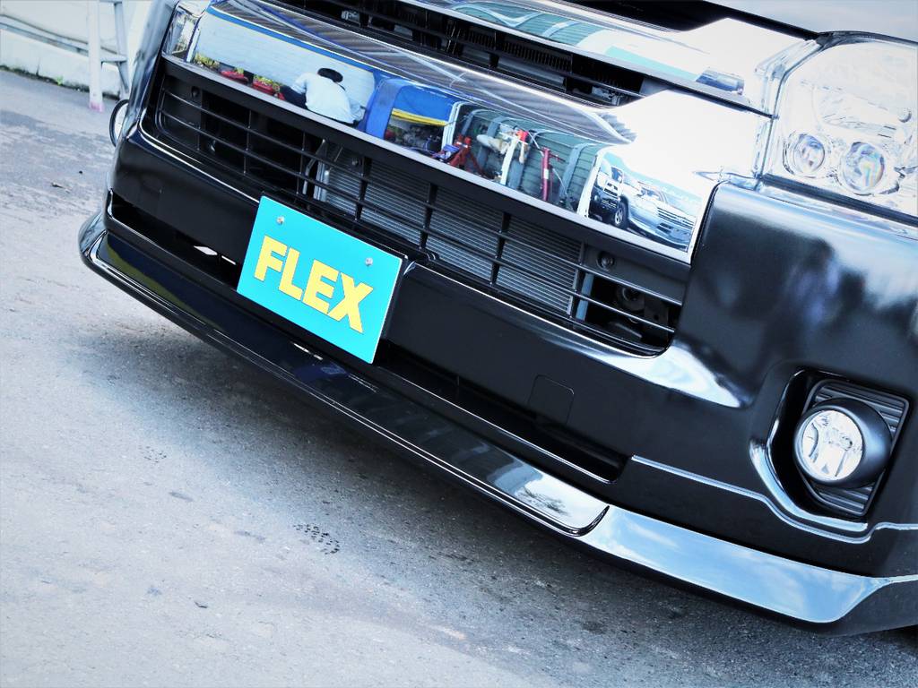 ＦＬＥＸオリジナルデルフィーノラインフロントスポイラー！