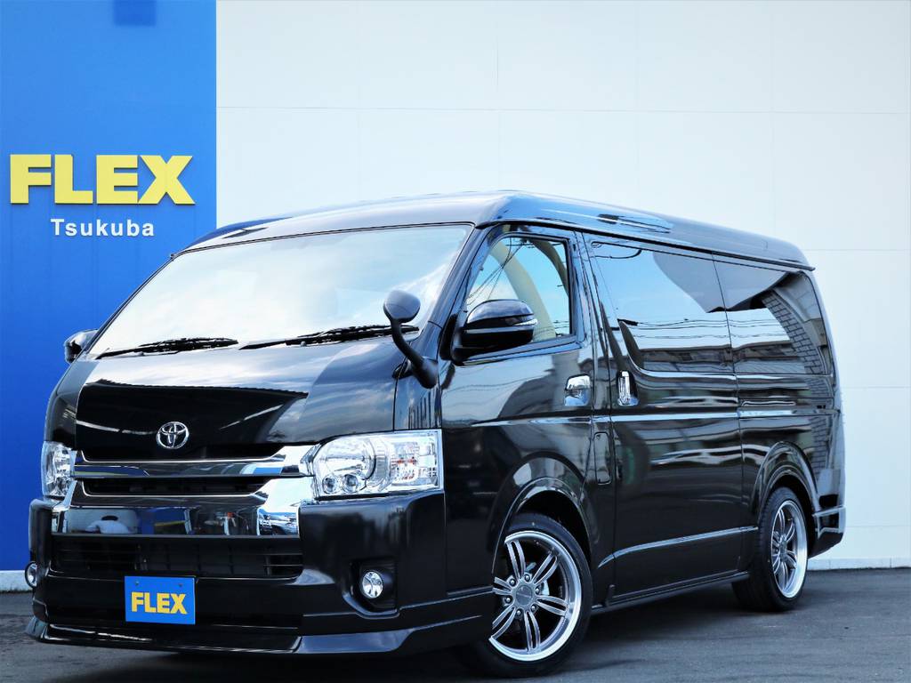 新車ハイエースＷ「ＧＬ」１０人乗り４ＷＤガソリン車！ファインテックツアラーが完成！