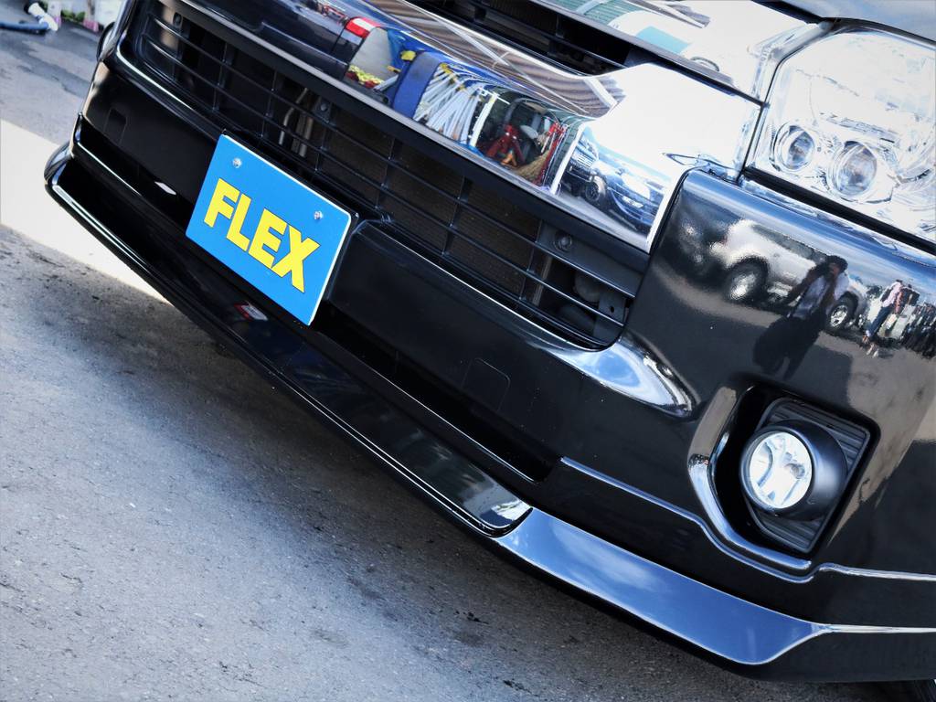 ＦＬＥＸデルフィーノラインフロントスポイラー！