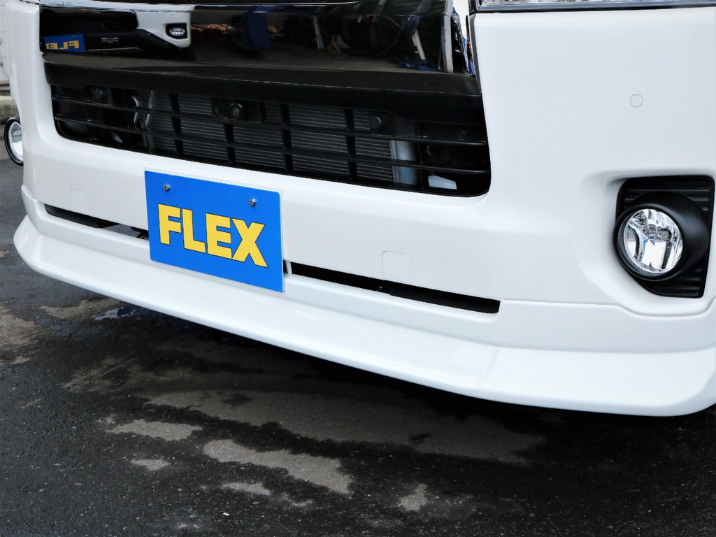 FLEXオリジナルデルフィーノラインフロントスポイラー！